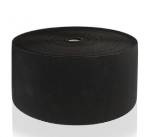 Taśma obuwnicza/elastyczna/gumowa 160mm/Czarna