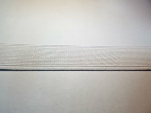 Taśma obuwnicza/elastyczna/gumowa/20mm/Biała 
