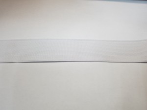 Taśma obuwnicza/elastyczna/gumowa/30mm/Biała 