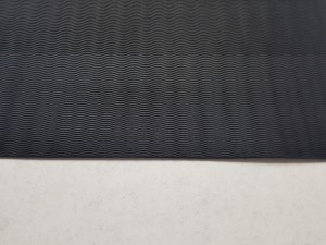 Płyta zelówkowa FALA czarna 3 mm 50x50cm