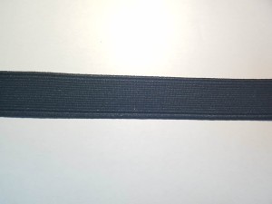 Taśma obuwnicza/elastyczna/gumowa/20mm/czarna