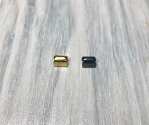 Blokada zamka metalowego czarny nikiel(4739)