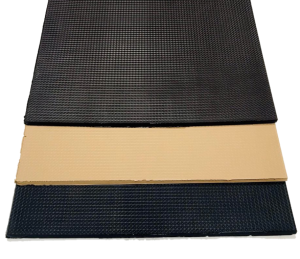 Płyta gumowa Gwiazdka 6 mm czarna 1/2  36x70 cm