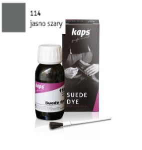 Kaps farba do zamszu i weluru Suede Dye/Jasno szary 114