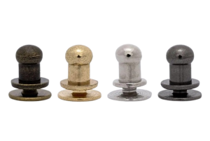 Knopiki 5mm stare złoto 10 szt