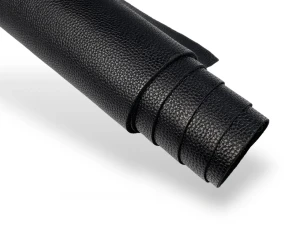 Skóra naturalna bydlęca licowa czarna grubość 1,5 mm 1m2