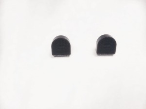 Fleki z bolcem/kolor czarny/10,5x12,5mm