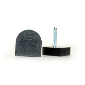 FLEKI - METALOWY BOLEC DOWEL LIFTS 108 BLACK Rozmiar 20 mm x 20,5 mm Grubość 6,6 mm