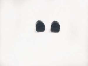 Fleki z bolcem/kolor czarny/9x10mm